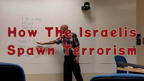 Toastmasters Speech: How Israeli Actions Fuel Palestinian Terrorism