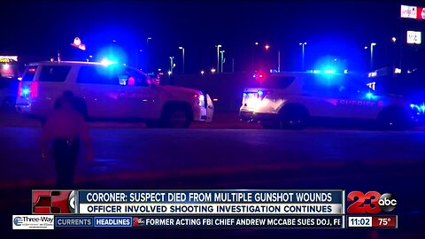Coroner completes report on officer-involved shooting near Ft. Tejon Outlets