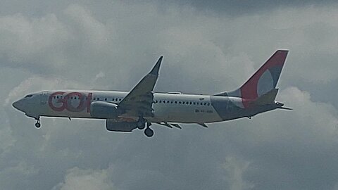 Boeing 737 MAX 8 PR-XMH vindo de Brasília para Manaus