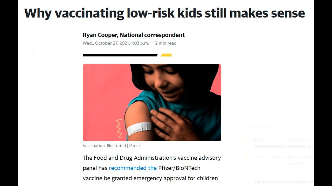 Why vaccinating low-risk kids still makes sense, and other nonsensical propaganda