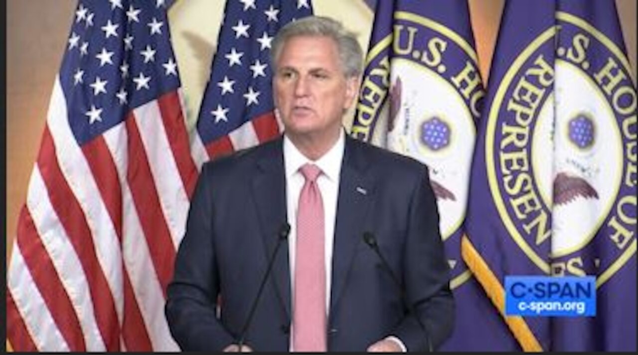 Kevin McCarthy press conference regarding Jan. 6 Committee