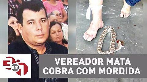 Planeta Madureira: Vereador mata cobra com mordida após ser ferido