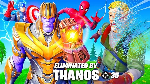 I Pretended To Be Avengers BOSSES.. (Thanos)