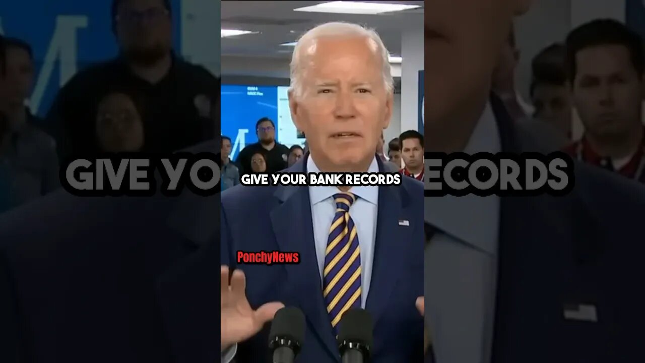 ‘Biden WILL You GIVE your Bank Records to McCarthy?’ Uhhh NO! GUILTY! #shorts #news #politics
