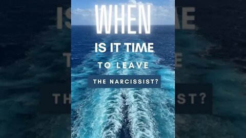 When is it Time to Leave the Narcissist? | Why is it so Challenging? #shorts