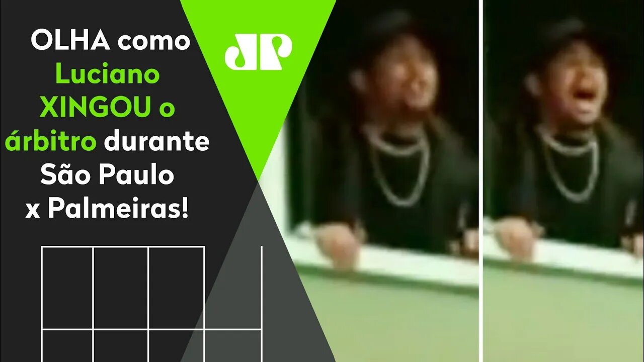 "TOMAR NO C*! LADRÃO, FILHO DA PU**!" OLHA como Luciano XINGOU o árbitro em São Paulo x Palmeiras!