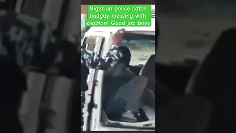 Nigerian police catch man disrupting election #police #nigeria #election #fy #fypシ #viral #shorts