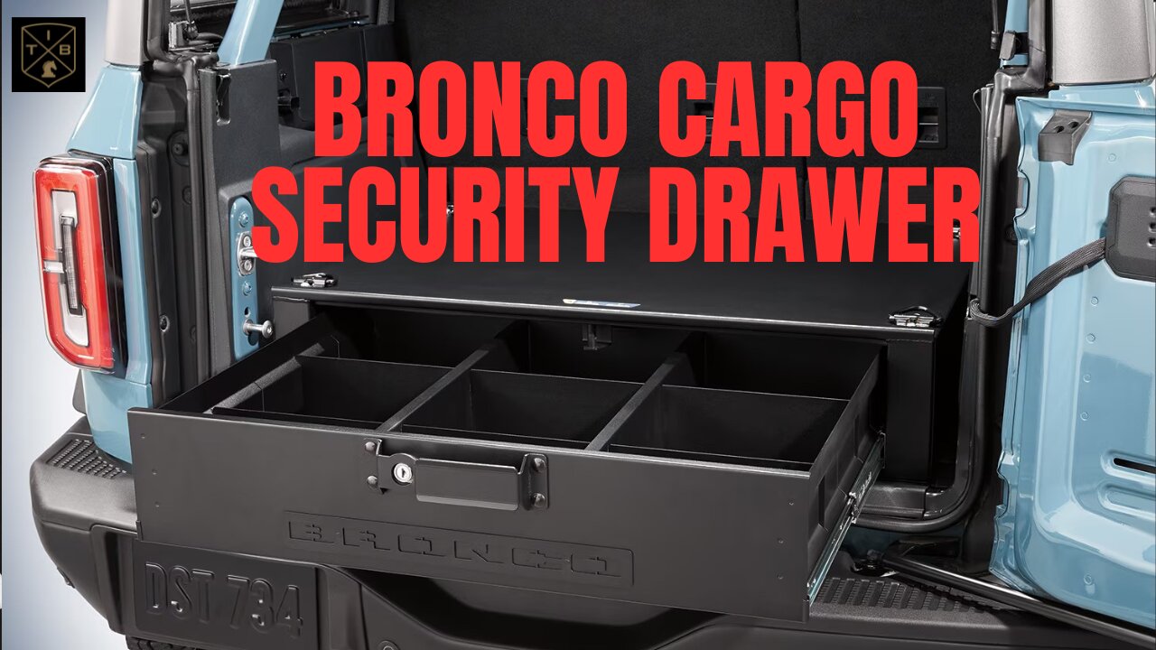 Bronco Rear Cargo Security Drawer