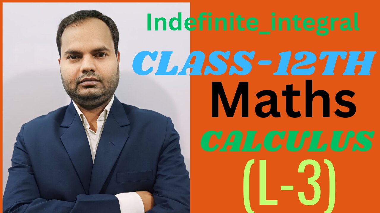 Indefinite_integral class12thmaths mathematics (L-3)||MOST IMPORTANT QUESTION VVI ||RSAGGARWAL-EX-1