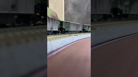 N Scale heavy coal train