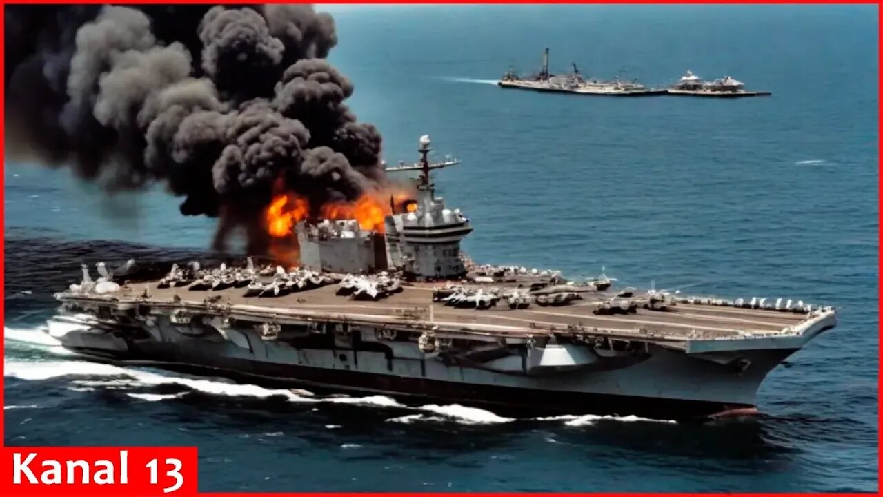 Houthis threatened to sink the 100,000-ton US aircraft carrier Dwight Eisenhower in the Red Sea