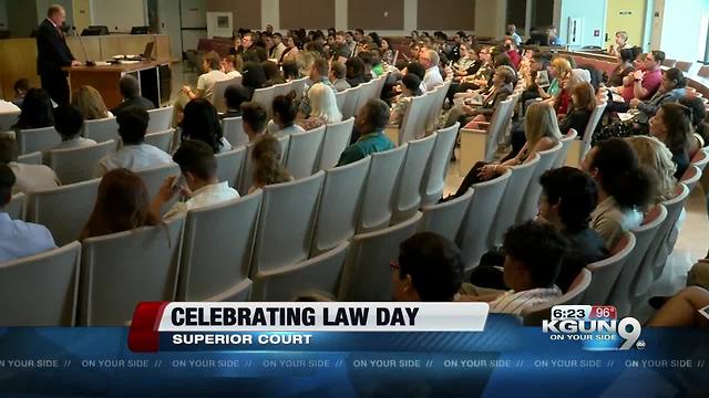 Pima County High School students celebrate Law Day at Superior Court