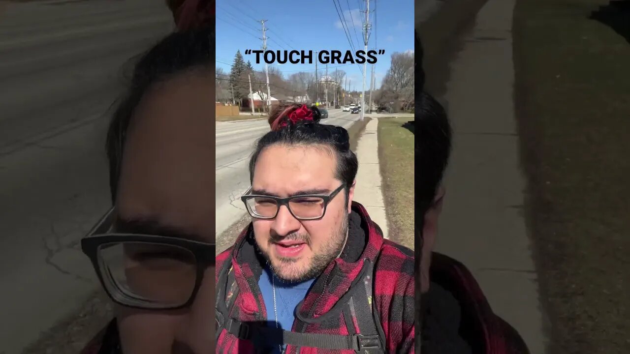 You’re told to touch grass.. 🌱 #touch #grass #gamer #foryou #ranked #shorts