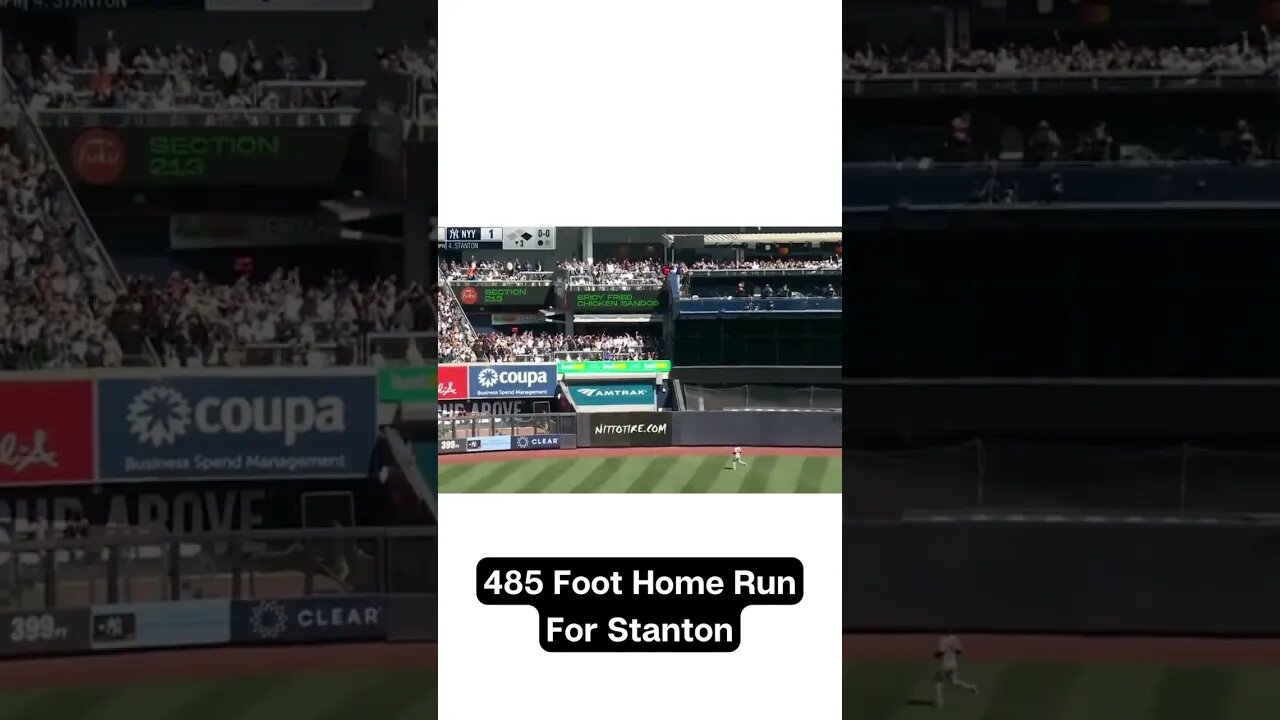 Giancarlo Stanton SMASHES A 485 FOOT HOME RUN