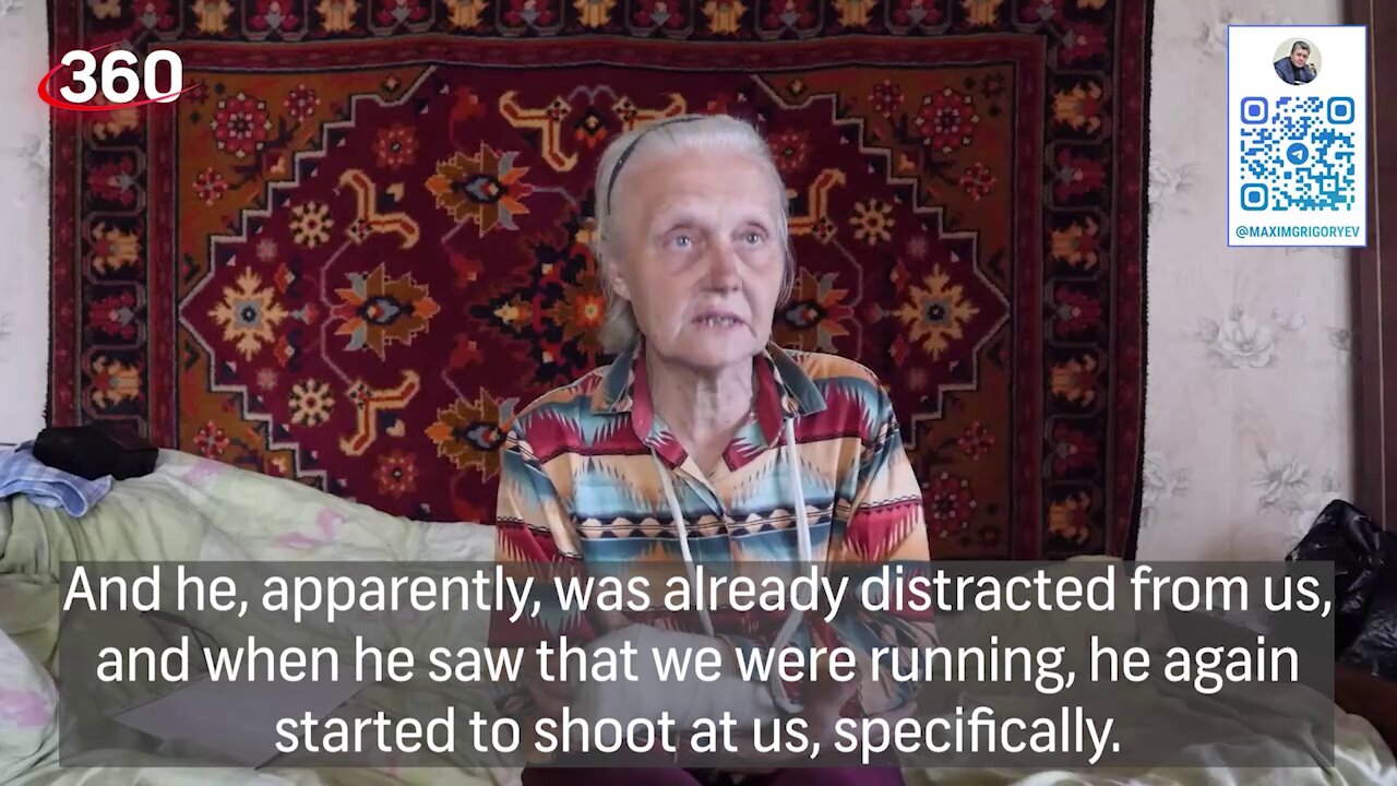 A citizen of Mariupol tells how she and her husband were fired at by a Ukrainian sniper