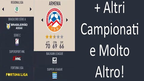 La miglior Mod di FIFA! Serie C, Nuovi Campionati, Nuove Nazionali e TANTO ALTRO!