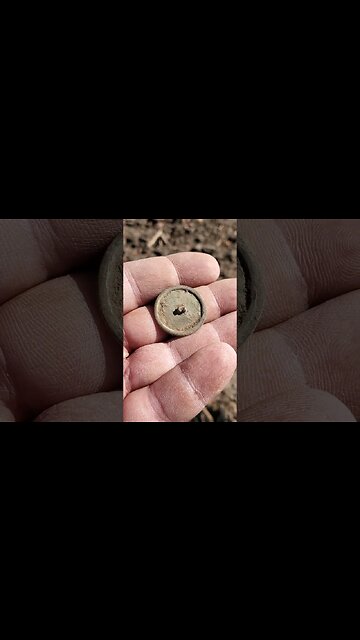 waffle button #relics #coins #buttons #metaldetecting #civilwar #silver #trending #confederate