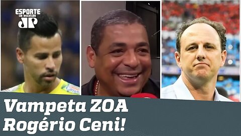 Vampeta ZOA Rogério Ceni: "só não vai sacar o Fábio do Cruzeiro, hein?"