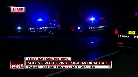 Shots fired during Largo medical call