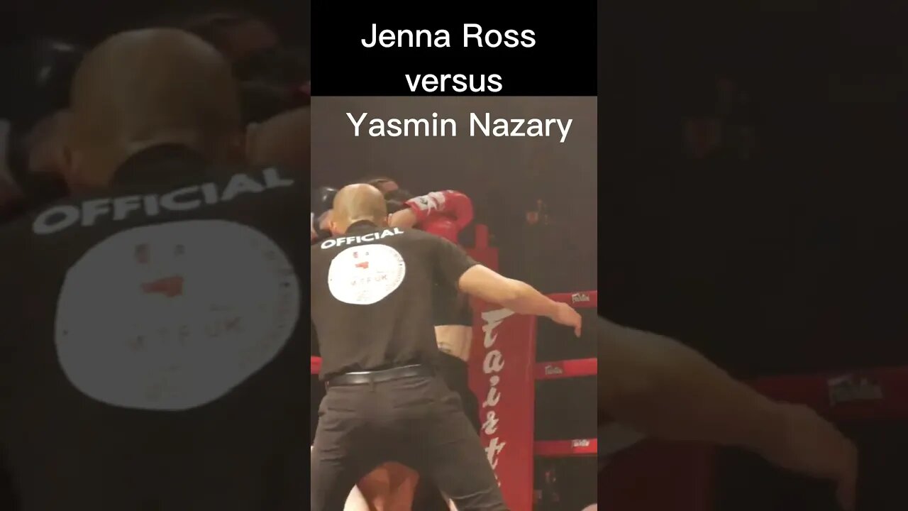 FEMALE MUAY THAI FIGHT 🔥 Jenna Ross vs Yasmin Nazary | Fight Highlights | VICTORY 11