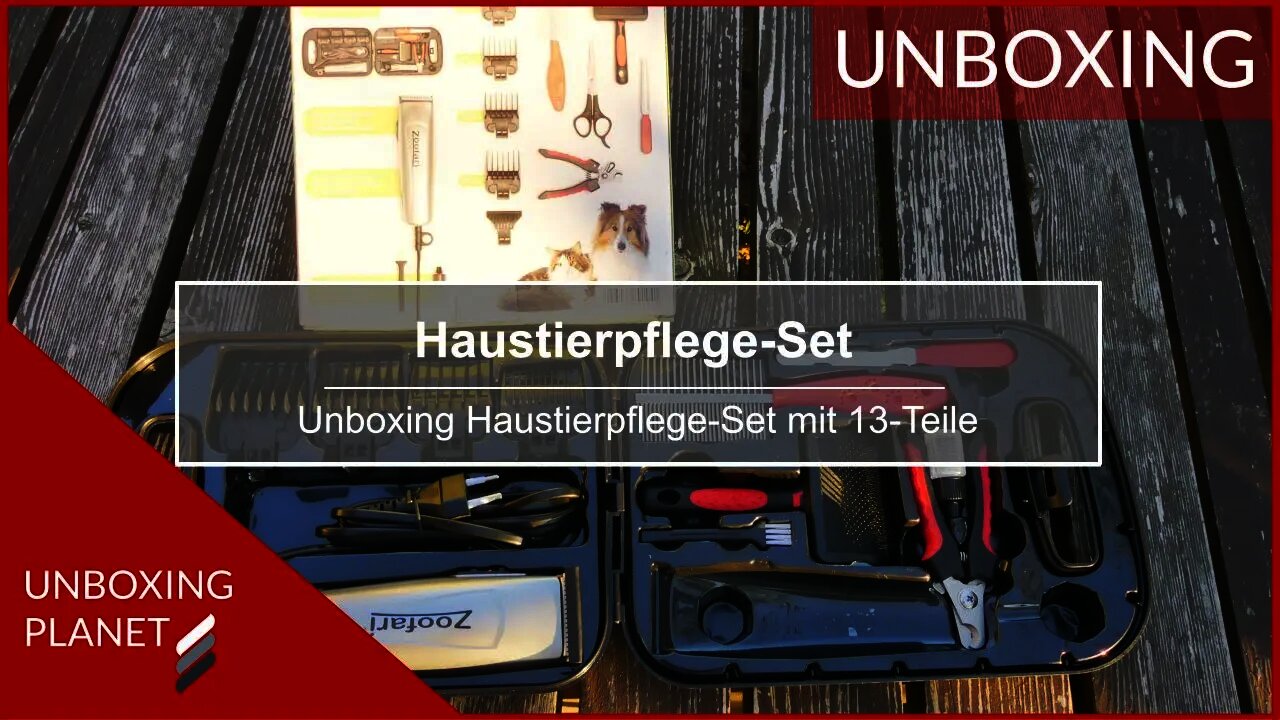 Haustierpflege-Set mit 13 Teile - Unboxing Planet