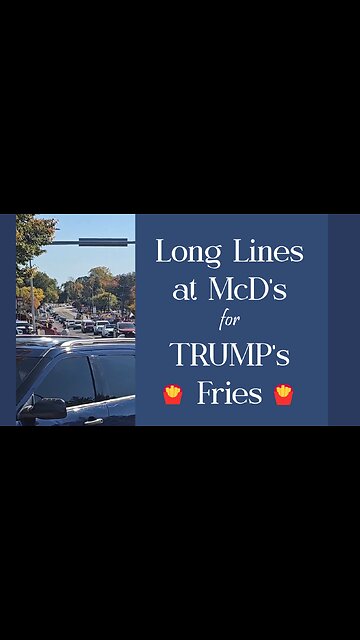 HUGE crowd gathers at McDonalds in deep blue Philadelphia suburbs.