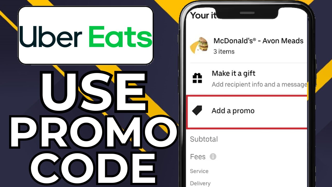 HOW TO USE UBER EATS PROMO CODE