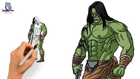 How to Draw Skaar Son of Hulk - Marvel Tutorial