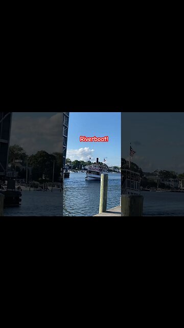 Watch the Sabino head through the drawbridge #riverboat #shorts don’t you wish you were here?