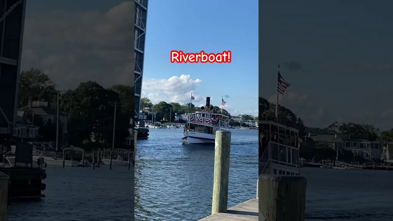 Watch the Sabino head through the drawbridge #riverboat #shorts don’t you wish you were here?