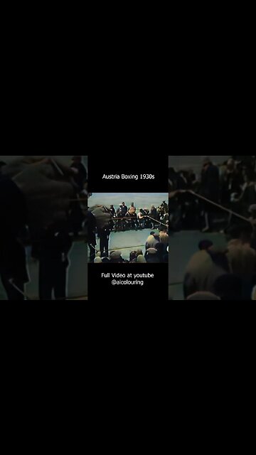 WATCH - Austrian Street Fighter Boxing in the remastered videos from 1930s 4k 60fps