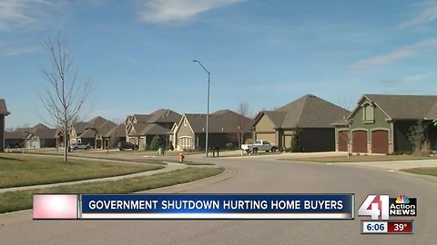 Home buyers hurt by government shutdown