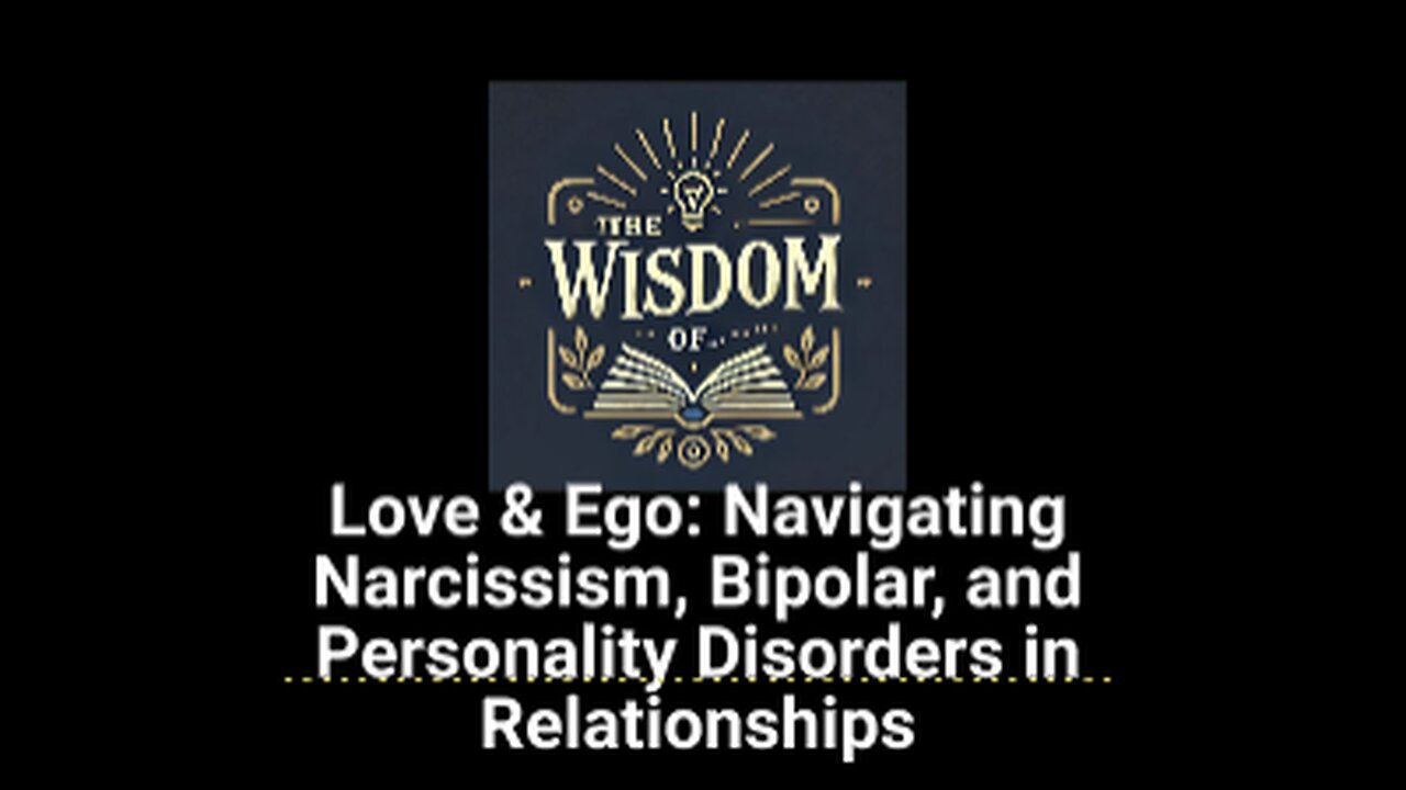 Love & Ego: Navigating Narcissism, Bipolar, and Personality Disorders in Relationships