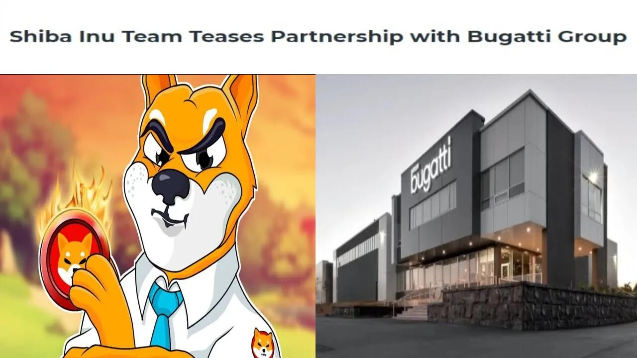 Shiba Inu News | Shiba Inu and Bugatti Tease Upcoming Partnership | Get Ready for Big Things |