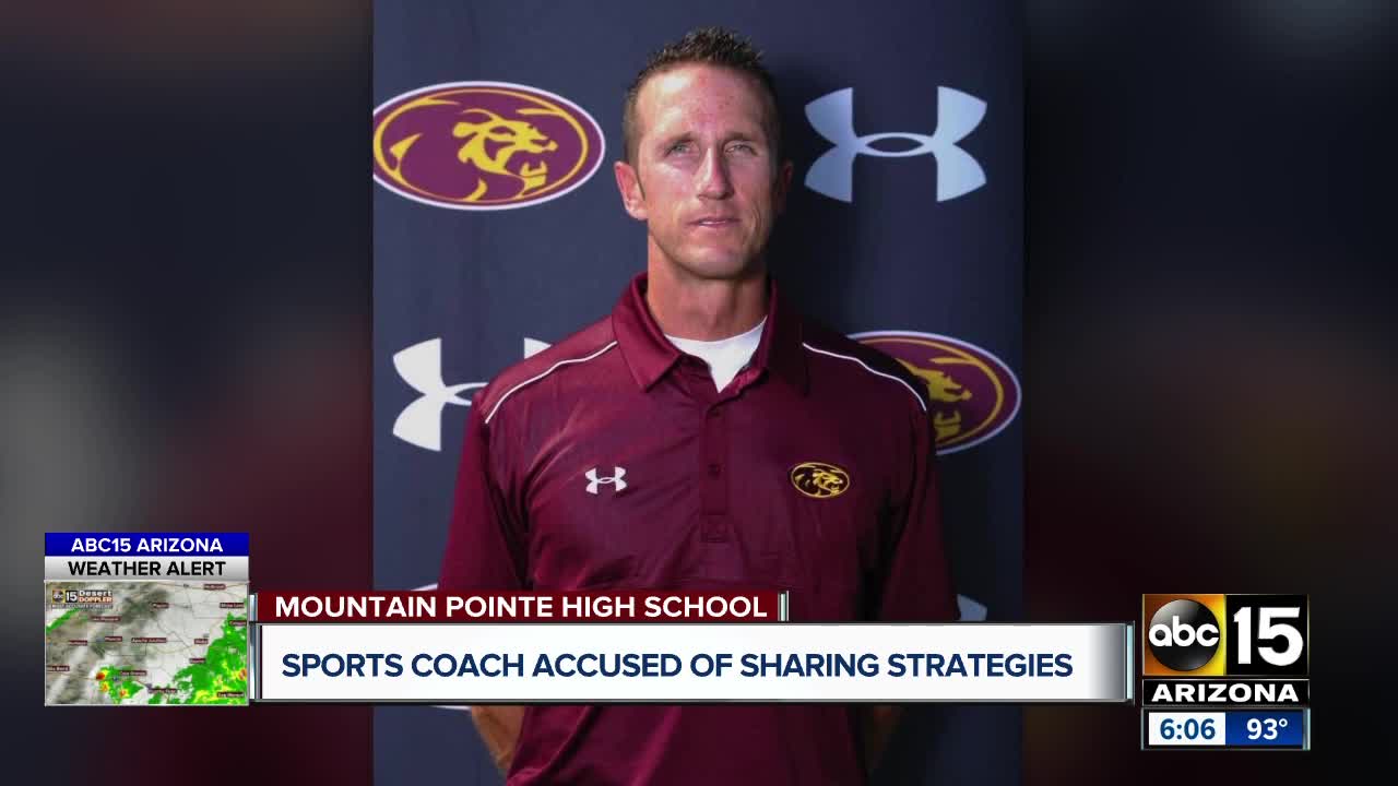 Mountain Pointe coach accused of sharing team strategies with opponents