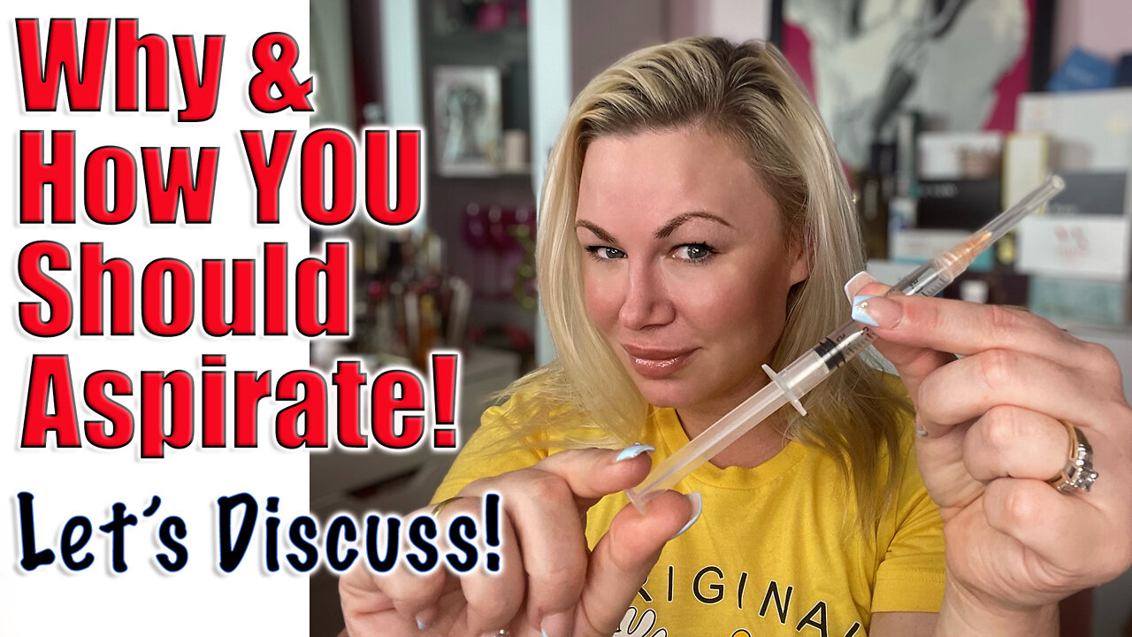 How and Why You Should Aspirate | Code Jessica10 saves you Money at All Approved Vendors