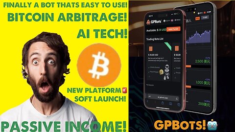 GPBots | New Platform | Bitcoin Arbritrage! Make up to 1% Daily! #gpbots #ai #defi #bitcoin #crypto