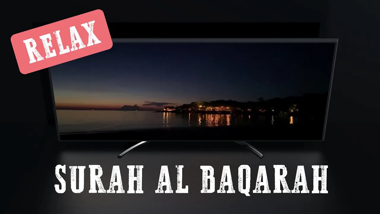 Relax | Surah Al Baqarah | Quran and Natural Sounds | Beach Birds | for study, work, and sleep