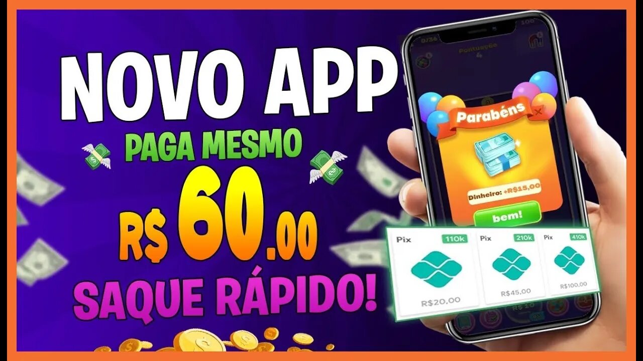 [Receba R$25 via PIX💸] Lançou APP para GANHAR DINHEIRO via PIX Rápido 💰 Jogo Pagando via Pix