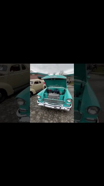 Eastern Hot Rodder: Check out this '55 Chevy hot rod we saw at the Martins Creek School Car Show.