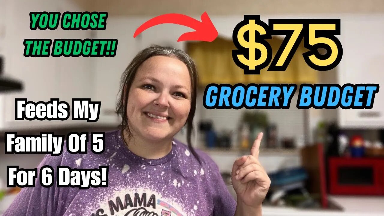 ** REALISTIC ** $75 Weekly Grocery Budget || Family Of 5 || Cheap Meals