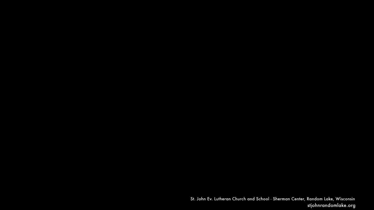 St. John Lutheran Church & School - Random Lake, WI Live Stream