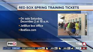 Red Sox spring training tickets to go on sale Saturday