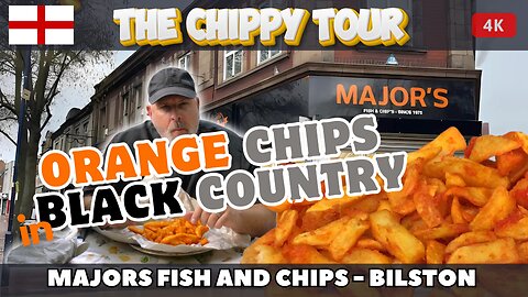 Chippy Review 73: Majors Fish and Chips, Bilston. Orange Chips in the Black Country