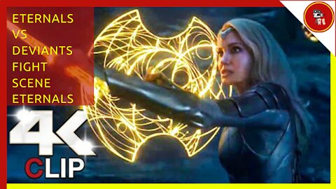 Eternals Vs Deviants - Fight Scene | ETERNALS (NEW 2021) Movie CLIP 4K