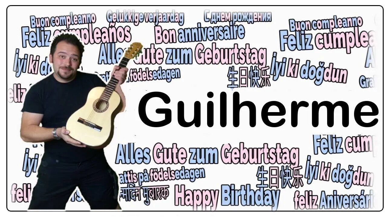 Happy Birthday Guilherme - Happy Birthday to You Guilherme #shorts