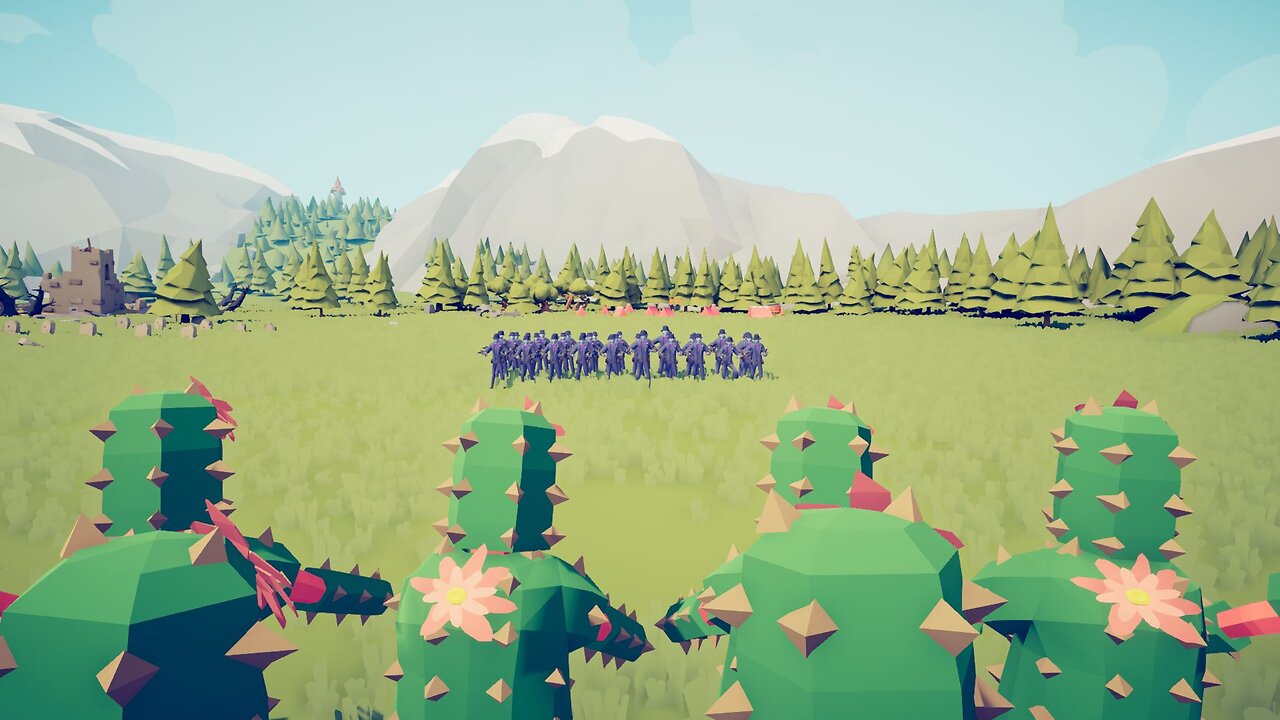 40 Cactuses Versus 40 Gunslingers || Totally Accurate Battle Simulator