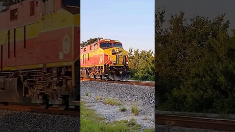 FEC-204 with double LNG set at MP 112 South Daytona August 6 2023 #railfanrob #fec204