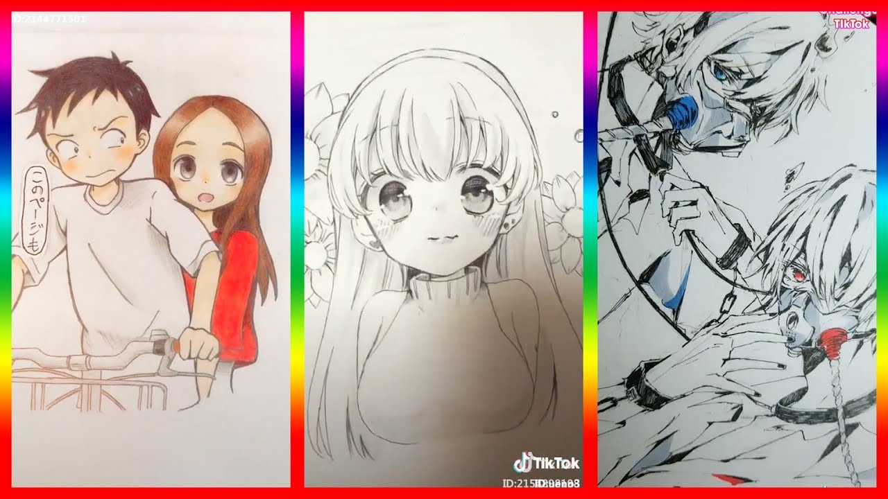 【ティックトックイラスト】ック絵-TikTok Paint Anime #21|Anime TikTok