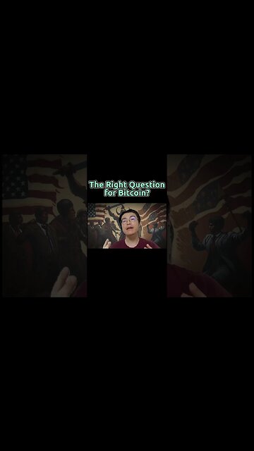 The Right Question for #Bitcoin? #crypto